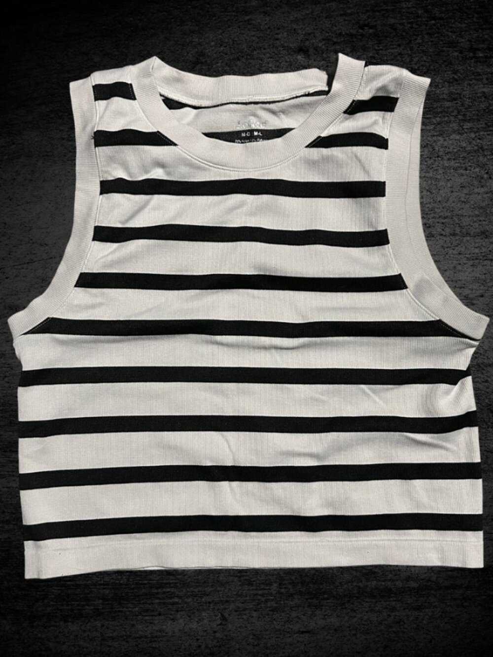 Striped Tank Top Size M